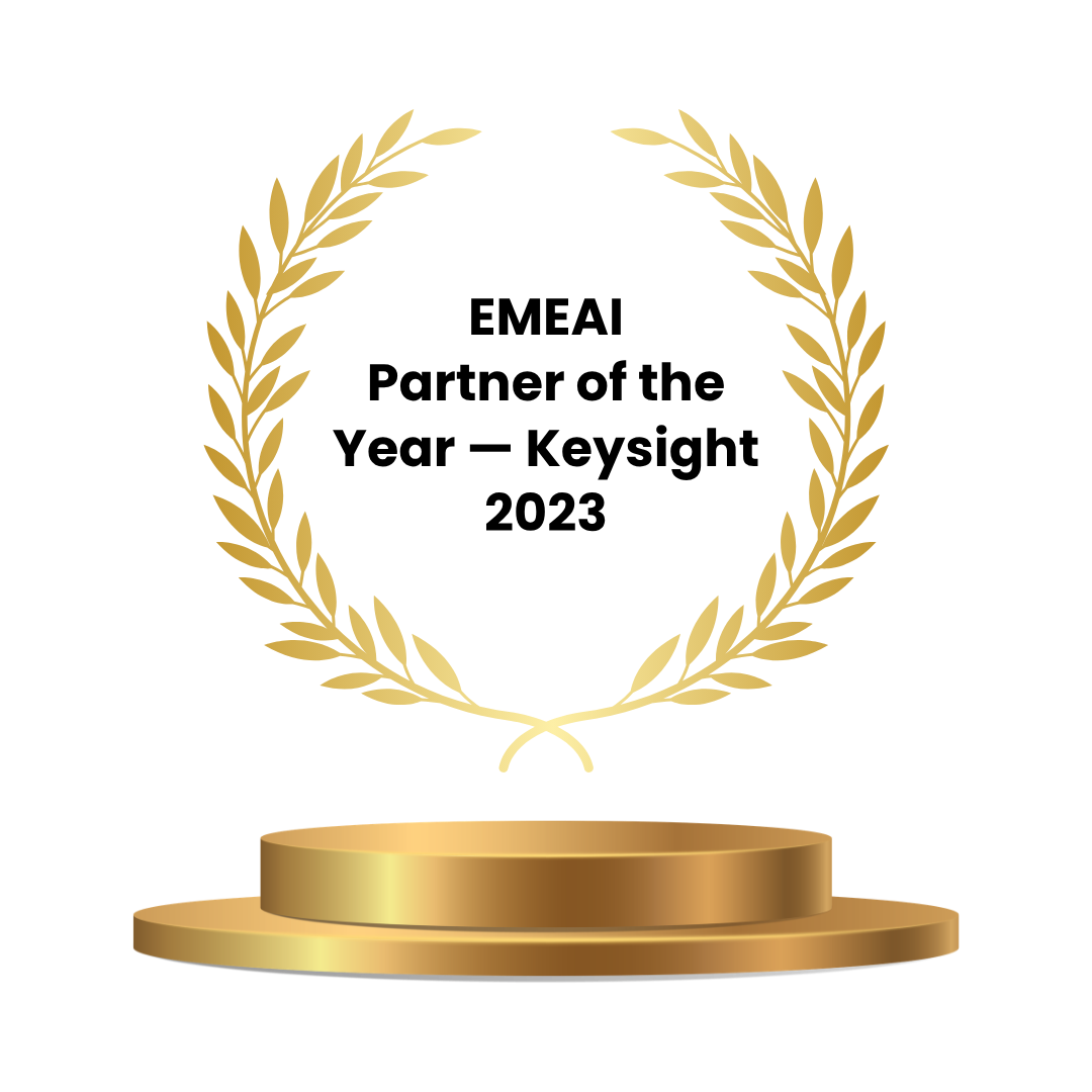 EMEAI Partner of the Year 2023 by Keysight - gunship group