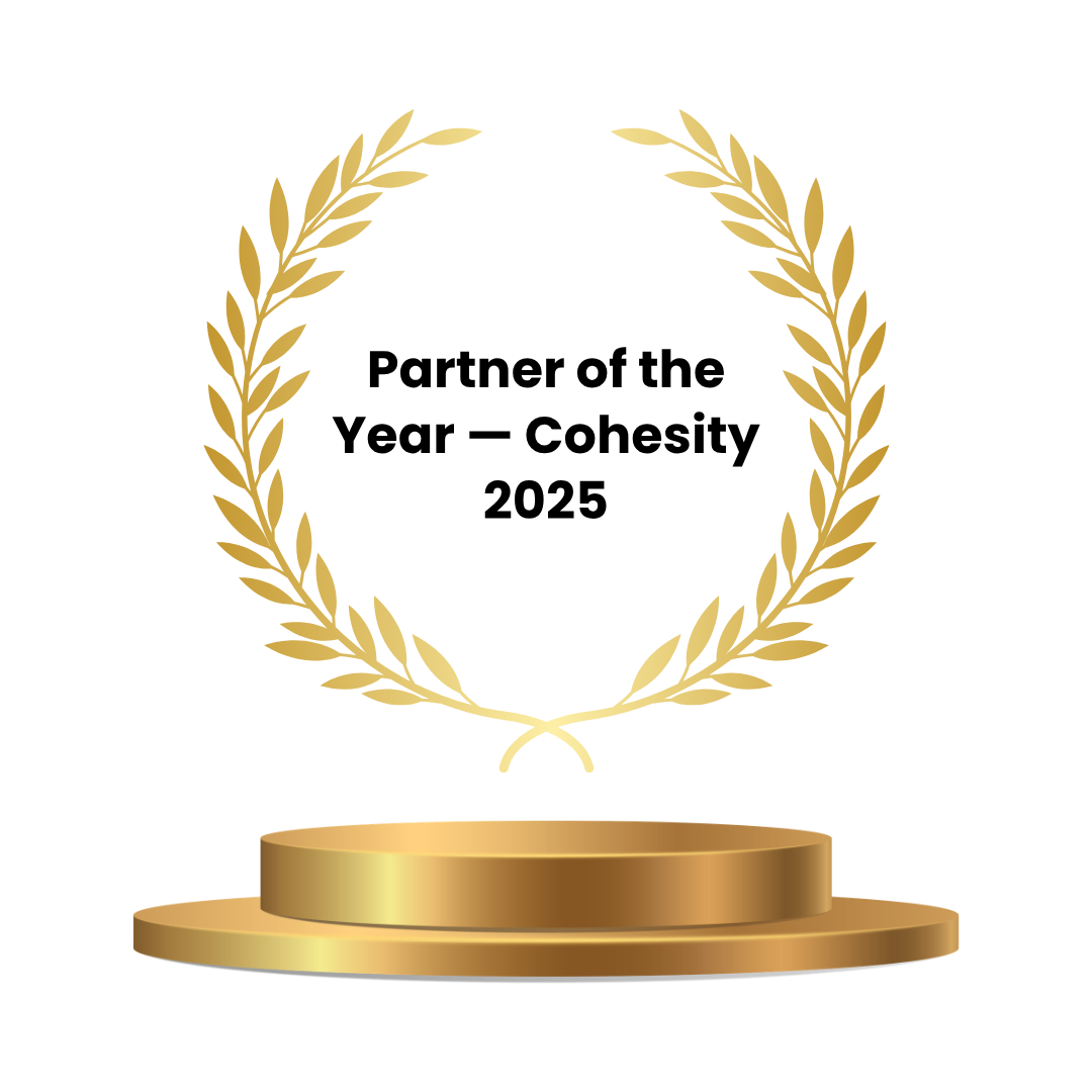 Partner of the Year 2025 by Cohesity - gunship group
